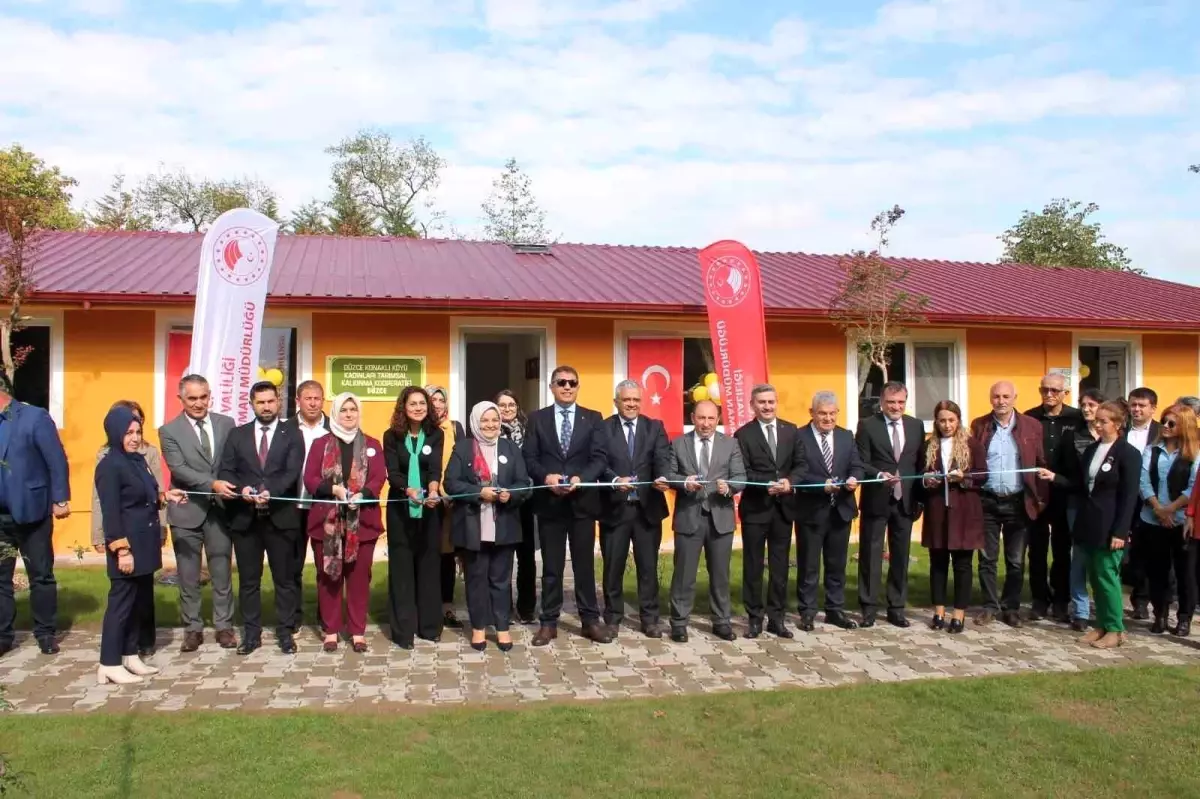 Düzce'de Kadın Üreticilerden Tarımsal Kalkınma Kooperatifi Açılışı