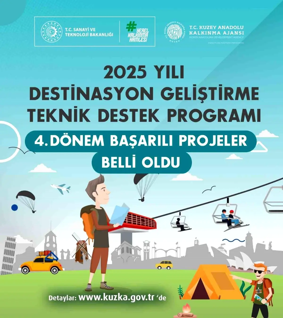 2025 Yılı Destinasyon Geliştirme Programı'nda Desteklenecek Projeler Belli Oldu