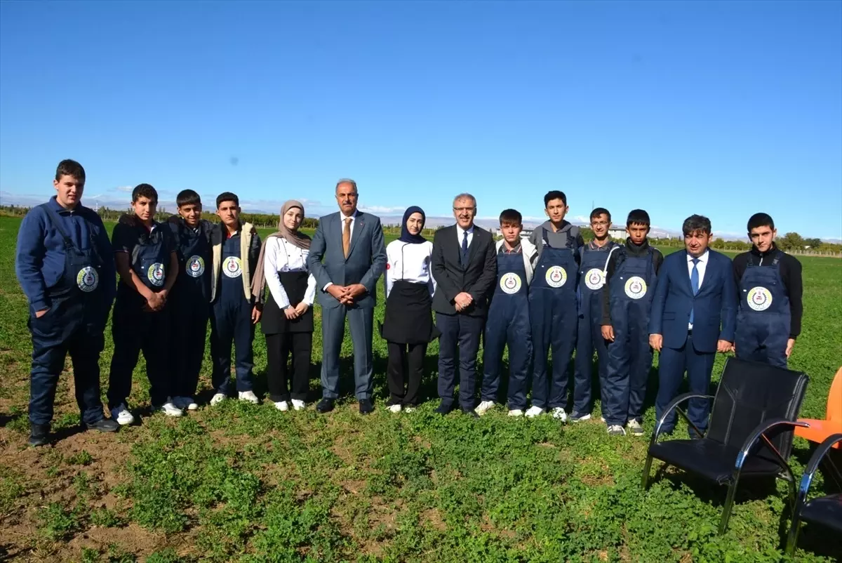 Battalgazi Tarım Lisesi'nde Mısır Hasadı Gerçekleştirildi