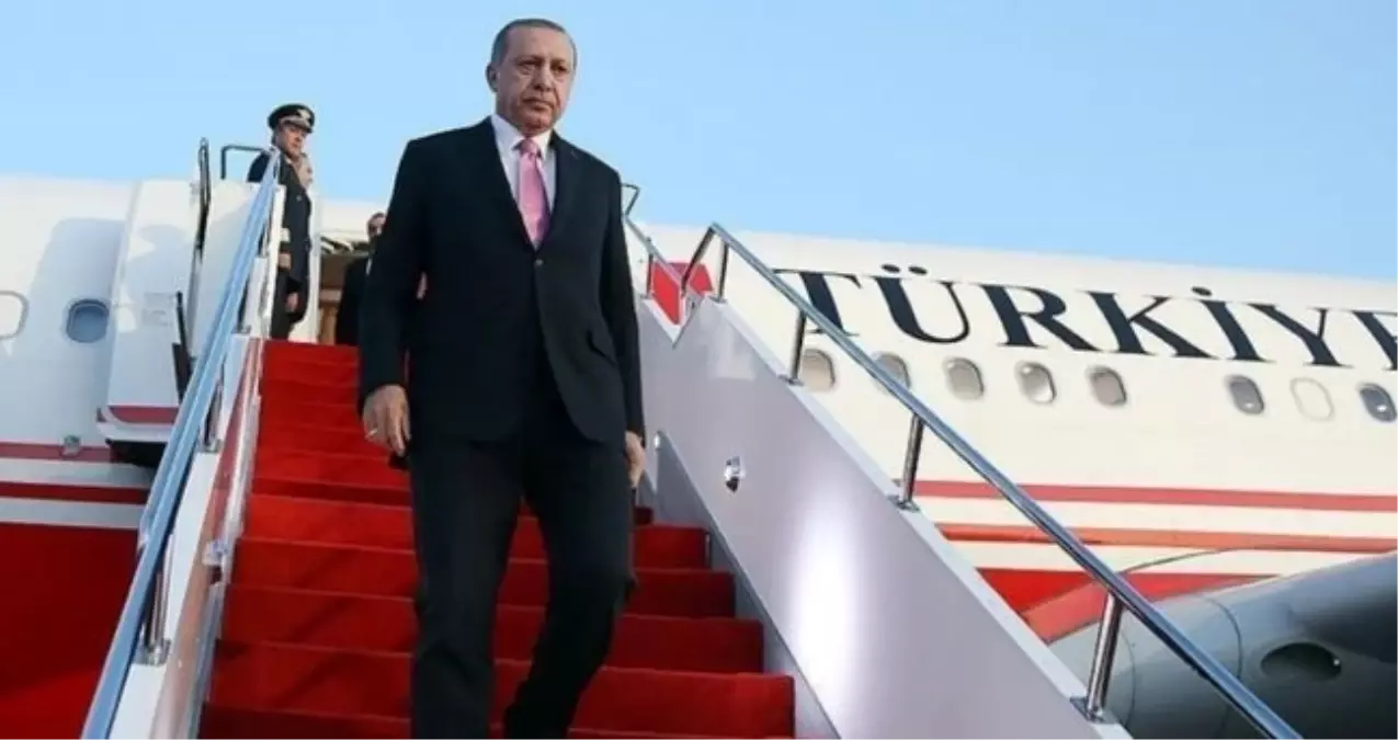Mısır&apos;a gelen Cumhurbaşkanı Erdoğan&apos;ın uçağı pisti neden pas geçti? Mısır Barış Zirvesi!