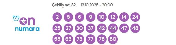 On Numara çekiliş sonuçları açıklandı! On Numara sonuçları saat kaçta? On Numara CANLI izle! Bugün kazanan numaralar neler?