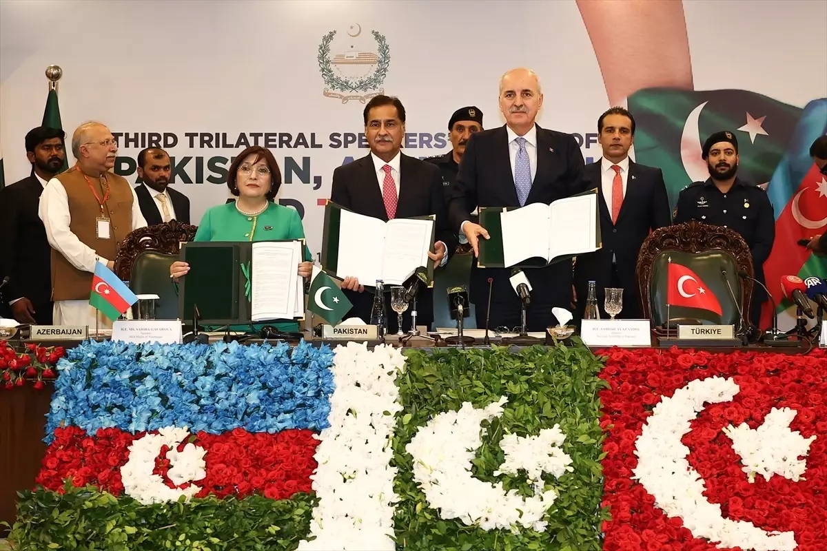 TBMM Başkanı Kurtulmuş, 'Azerbaycan, Pakistan ve Türkiye Üçlü Parlamento Başkanları Toplantısı'nın kapanışında konuştu Açıklaması
