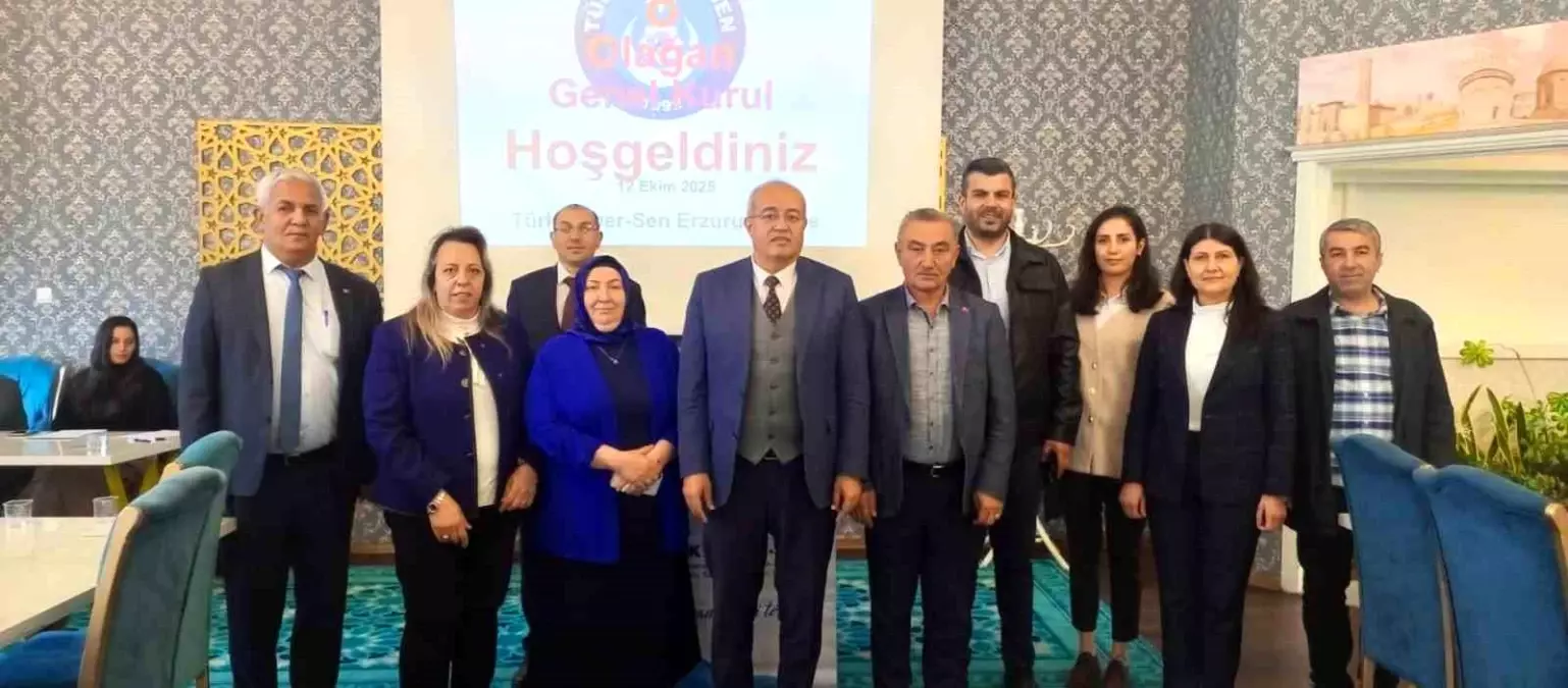 Türk Haber-Sen Erzurum Şubesi'nde İlk Kadın Başkan Seçildi