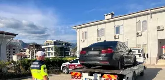 Alanya'da Drift Yapan Sürücüye 92 Bin Lira Ceza