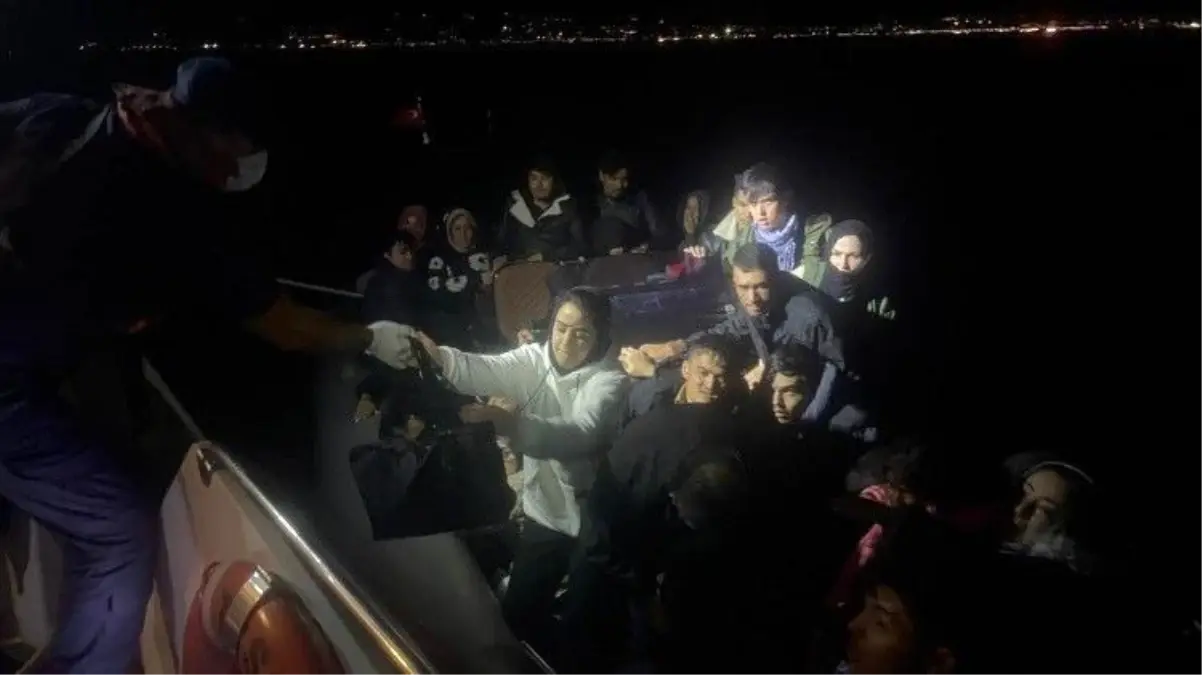 Bodrum'da 43 Düzensiz Göçmen Yakalandı