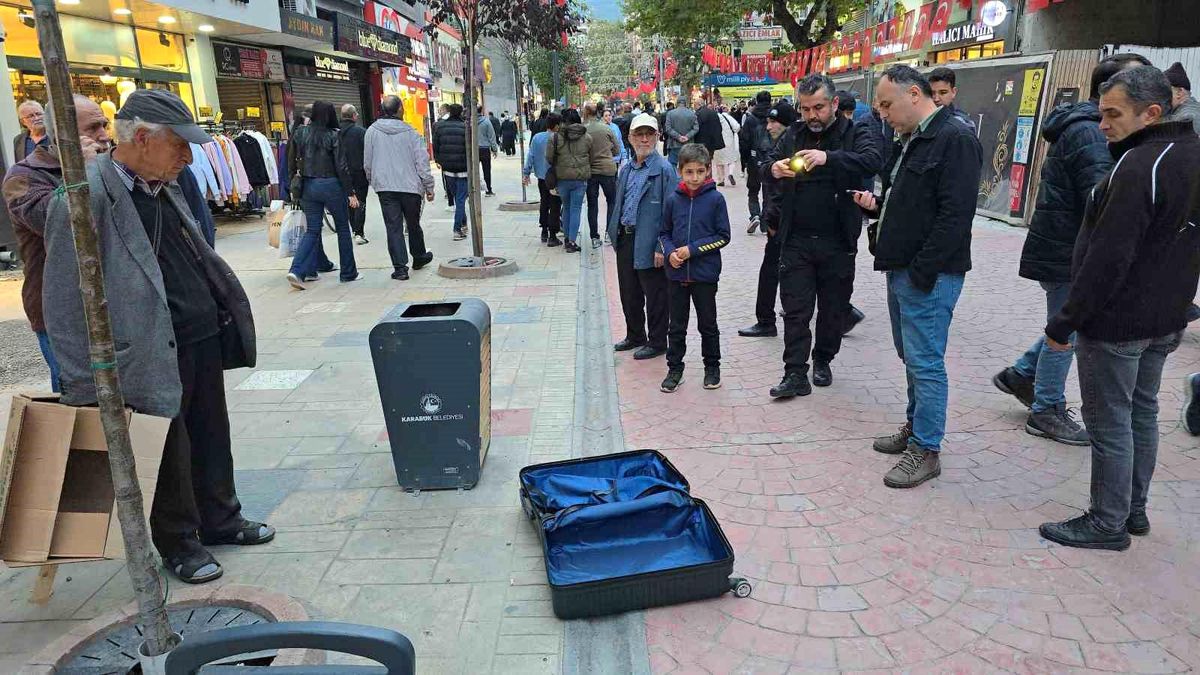 Karabük'te Şüpheli Valiz Paniği