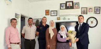 Finike Kaymakamı Çelik'ten şehit ailesine ziyaret