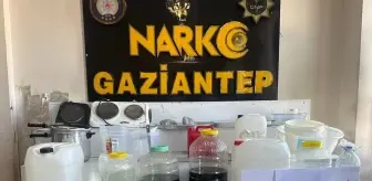 Gaziantep'te Uyuşturucu İmalatına Operasyon: 3 Tutuklama
