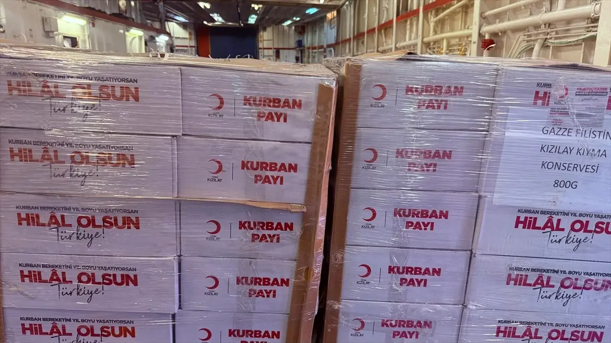 Gazze'ye 17. İyilik Gemisi Uğurlanıyor