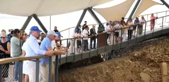 Göbeklitepe'nin günlük ziyaretçi sayısı ortalama 5 bini buldu