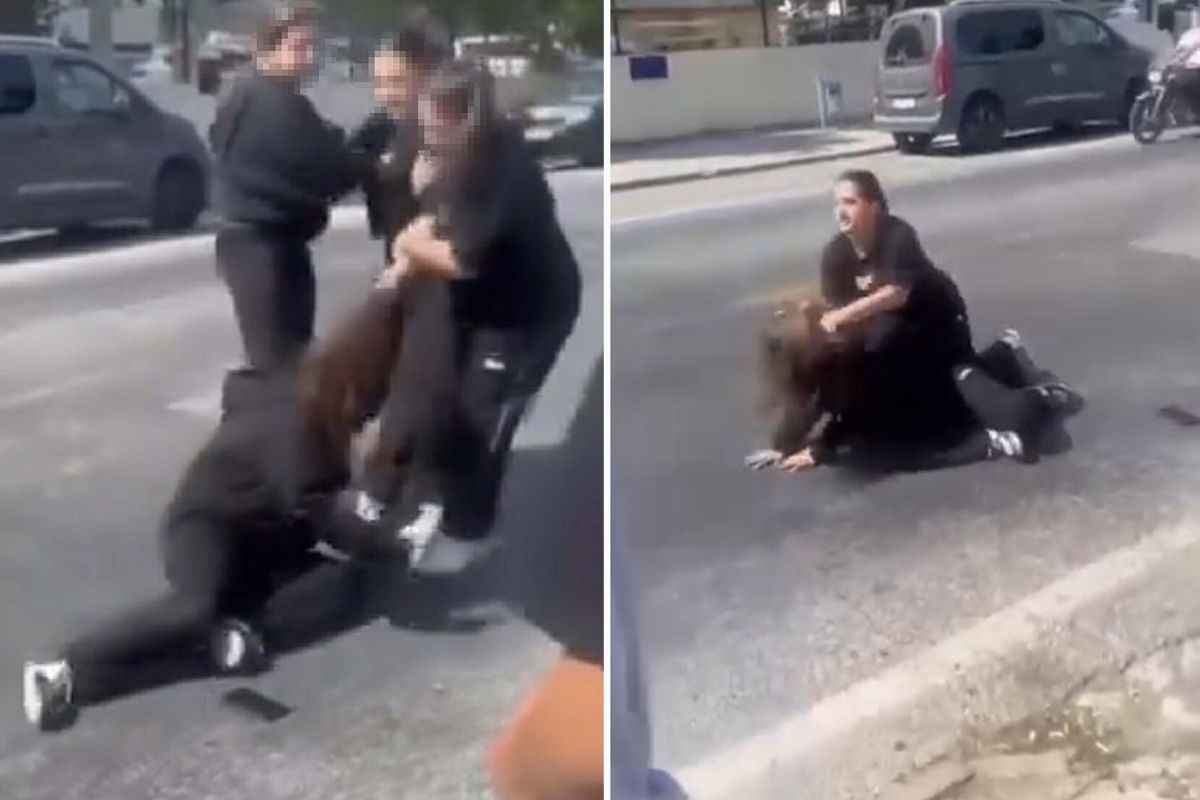 İkisi de çocuk yaşta! Saçlarından tutup yerde sürükledi