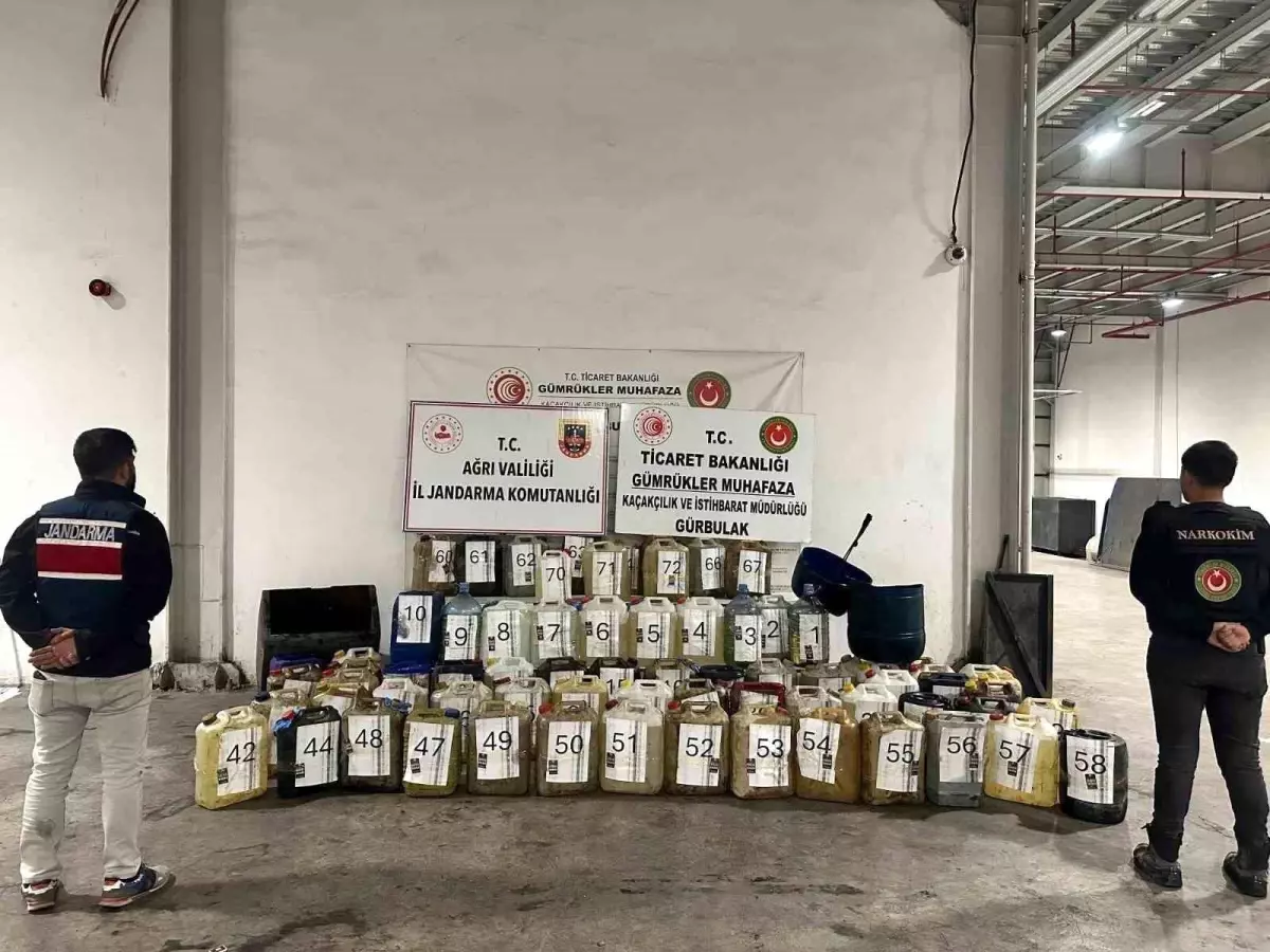 Ağrı'da Uyuşturucu Operasyonu: 1 Ton 167 Kilogram Metamfetamin Ele Geçirildi
