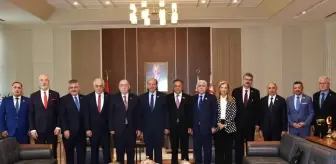 KKTC Cumhurbaşkanı Tatar, 3 ülkenin parlamentolar arası dostluk gruplarını kabul etti