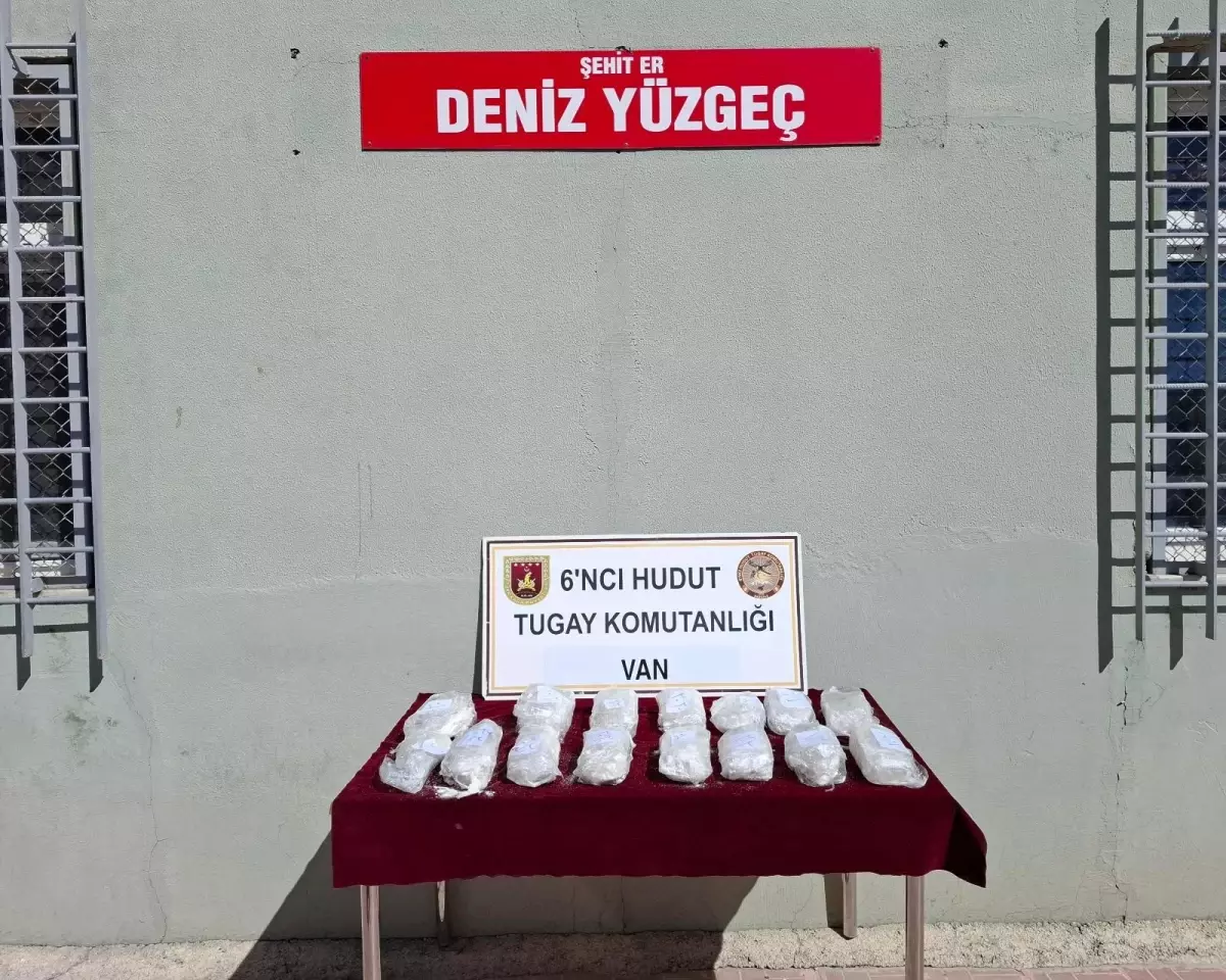 Van Hudut Hattında Uyuşturucu Operasyonu: 18 Kilo Ele Geçirildi