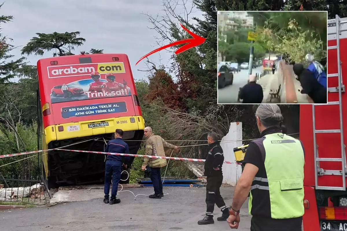 Şoförün bir anlık dalgınlığı faciaya sebep oluyordu! Kaza anı kamerada