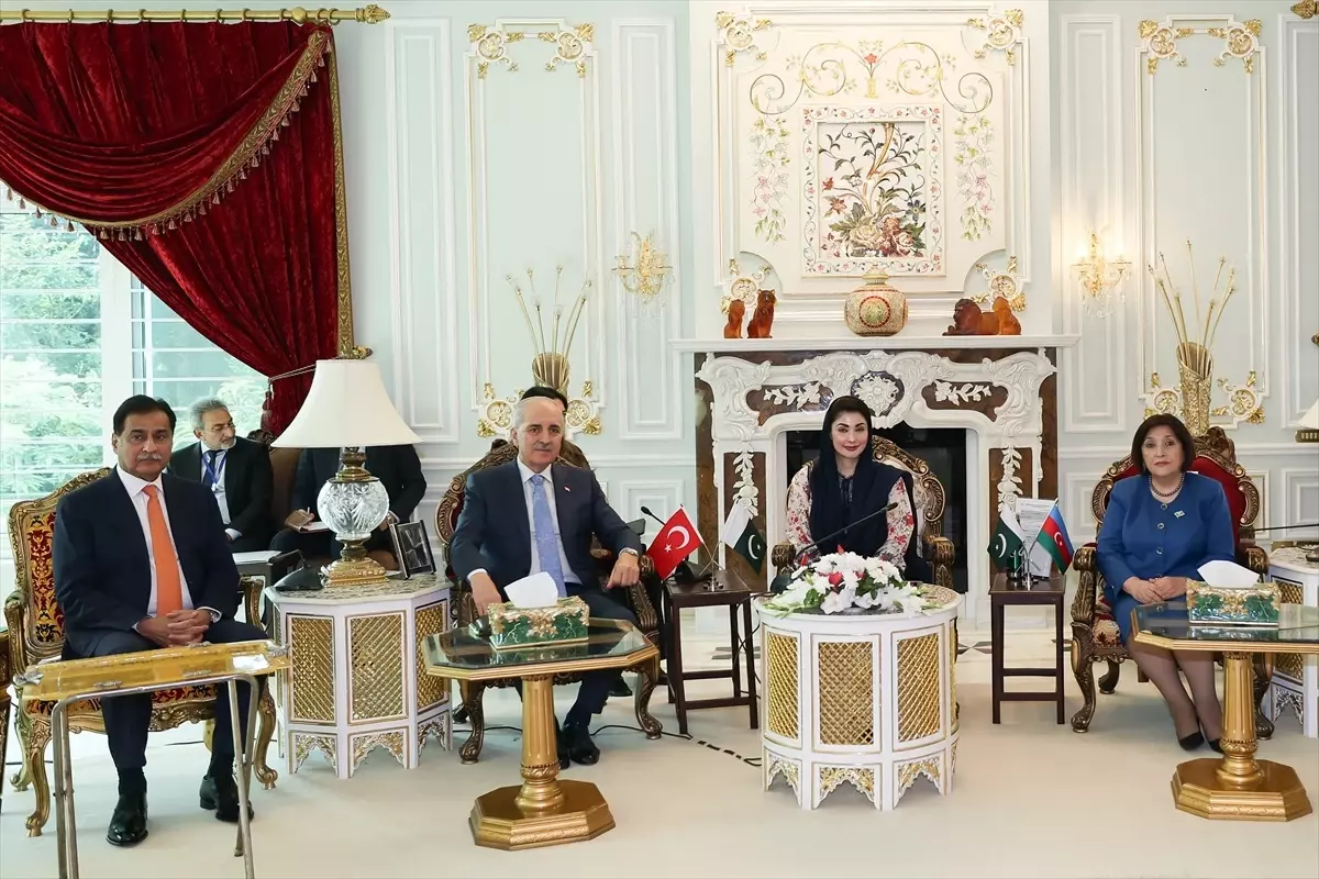 TBMM Başkanı Kurtulmuş, Pakistan'da Pencap Eyaleti Başbakanı ile Görüştü