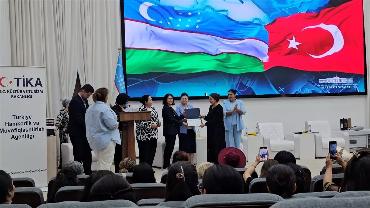 TİKA, Özbekistan'da Girişimci Kadınlara Ekipman Desteği Sağladı