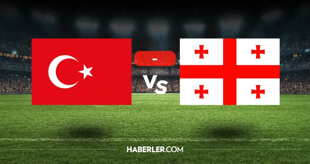 Türkiye Gürcistan maçı kaç kaç, bitti mi? MAÇ SONUCU! Türkiye Gürcistan golleri kim attı, canlı maç anlatımı!