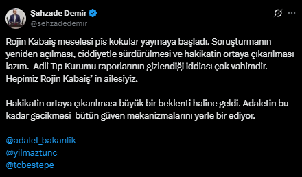 Striking comment on the incident that Turkey is talking about: Bad smells are spreading