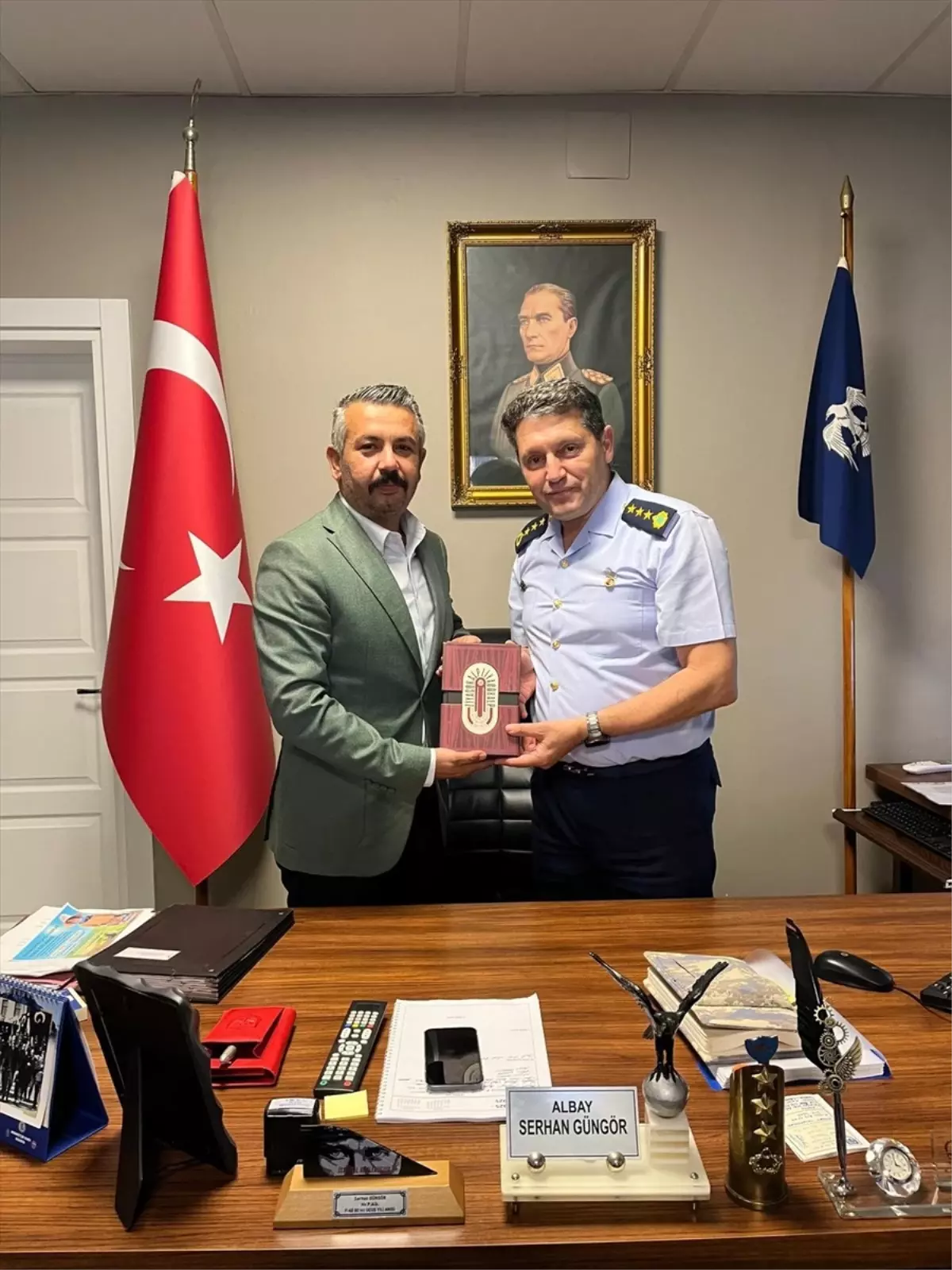 Anamur Ülkü Ocakları Başkanı'ndan Garnizon Komutanı'na Ziyaret