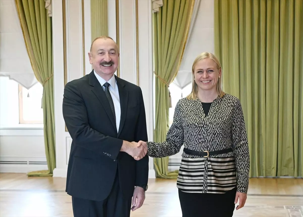 Azerbaycan Cumhurbaşkanı Aliyev, AGİT Dönem Başkanı Valtonen'i Kabul Etti