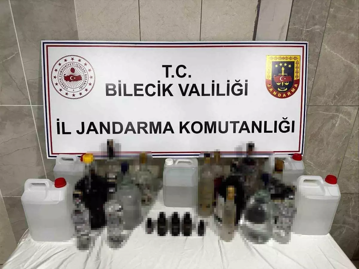 Bilecik'te Kaçak Alkol Operasyonu: Malzemeler Ele Geçirildi