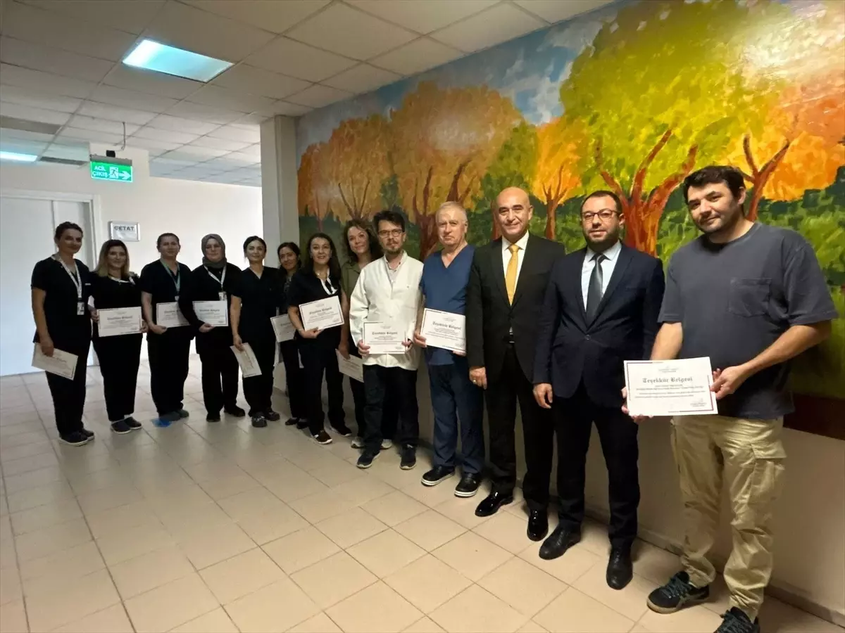 Çanakkale Mehmet Akif Ersoy Devlet Hastanesi GETAT Çalışanlarına Teşekkür Belgesi