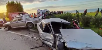 Giresun'da Otomobil ile Kamyonet Çarpıştı: 6 Yaralı