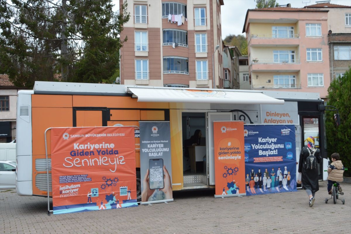 Samsun'da İstihdam ve Kariyer Merkezi Mobil Hizmet Vermeye Başladı