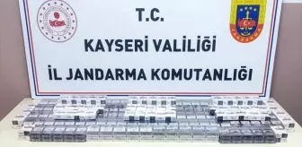 Kayseri'de Tırda 320 Paket Kaçak Sigara Ele Geçirildi