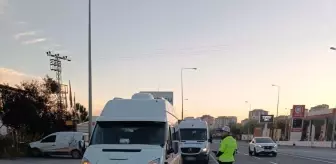 Kayseri'de Personel Servis Araçlarına Trafik Denetimi