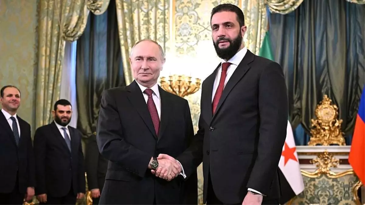 Putin ve Şara, Suriye&apos;nin Geleceği İçin Moskova&apos;da Buluştu