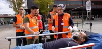 Sivas'ta yangın ve KBRN tatbikatı gerçekleştirildi