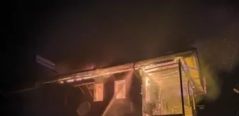 Samsun'da Müstakil Evde Yangın Çıktı