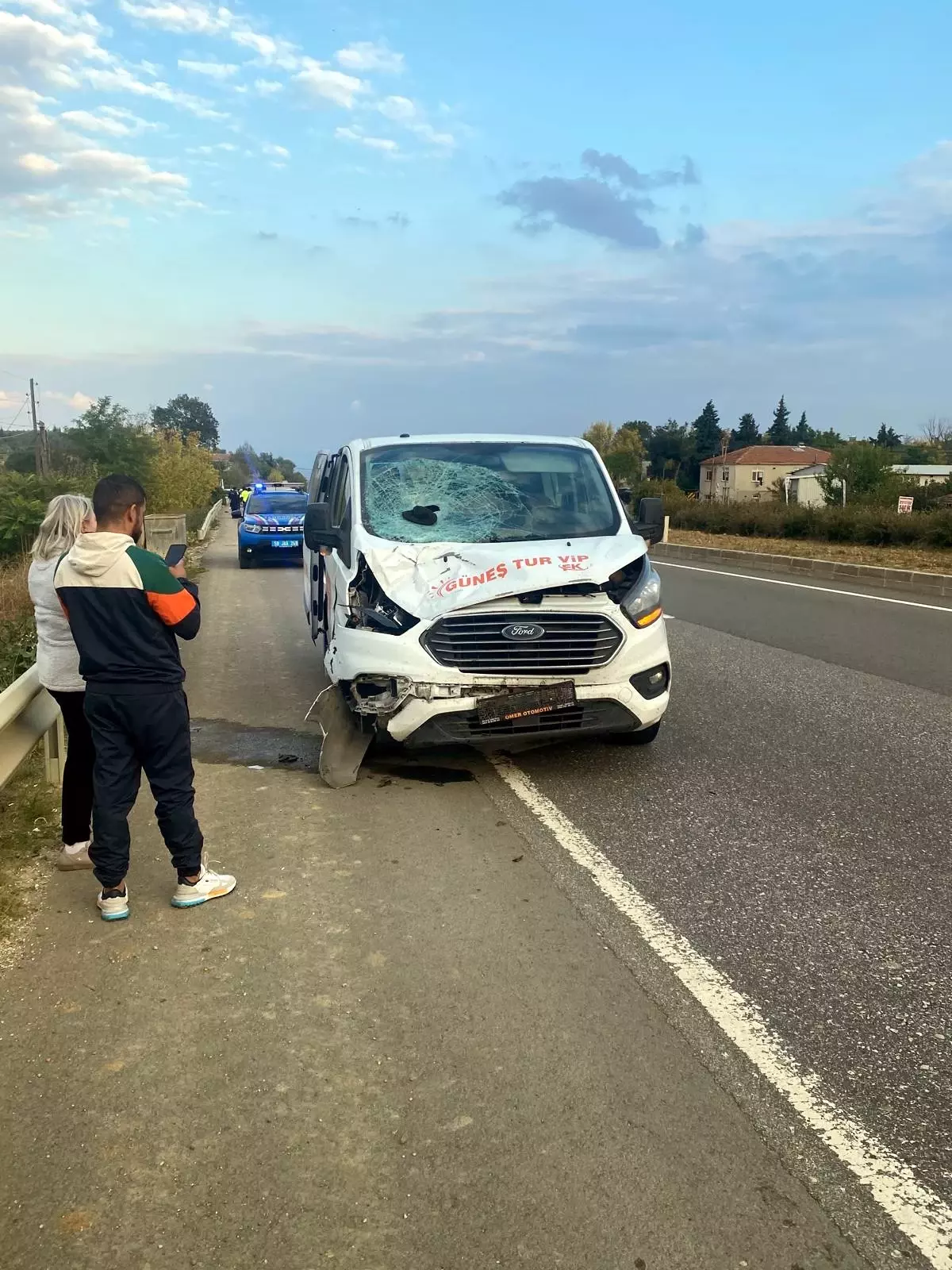 Tekirdağ'da Yolcu Minibüsü Piçle Yürüyen Adamı Ezdi: Bir Ölü