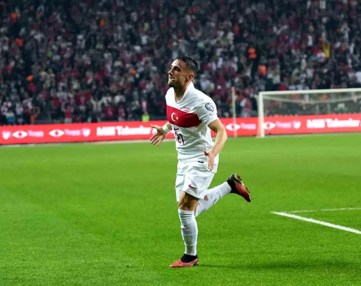 Yunus Akgün A Milli Takım'da 3. Gol Sevincini Yaşadı