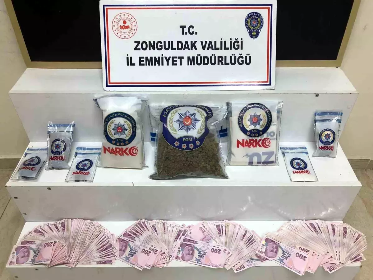 Zonguldak'ta Uyuşturucu Operasyonu: 2 Tutuklama