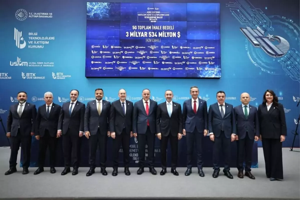 Türkiye'nin 5G İhalesi Tamamlandı