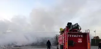 Balıkesir'de Zeytinyağı Tesisinde Yangın