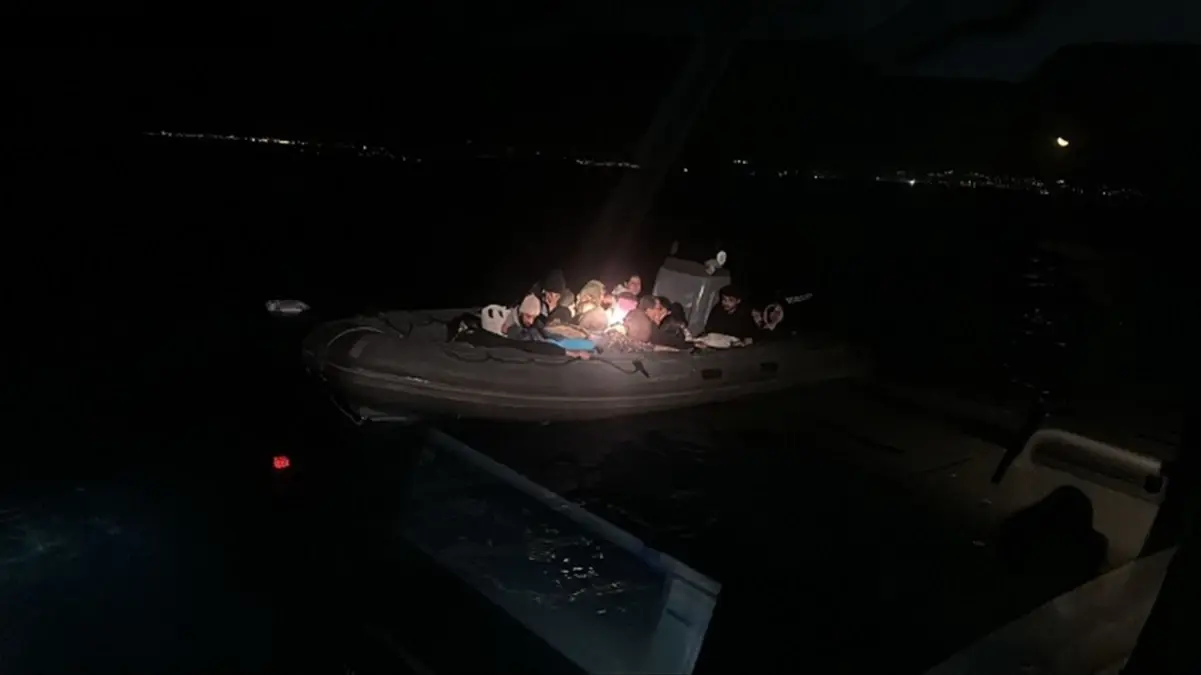Bodrum Açıklarında Düzensiz Göçmen Operasyonu: 24 Yakalandı, 19 Kurtarıldı
