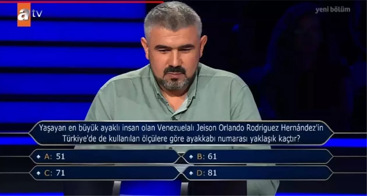 Dünyanın en büyük ayaklı insanın ayağı kaç numaradır?