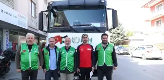 Erzincan'dan Gazze'ye Yardım Tırları Uğurlandı