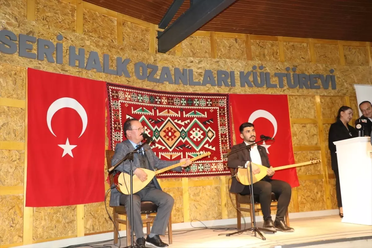 Kayseri'de Halk Ozanları Kültür Evi Açıldı