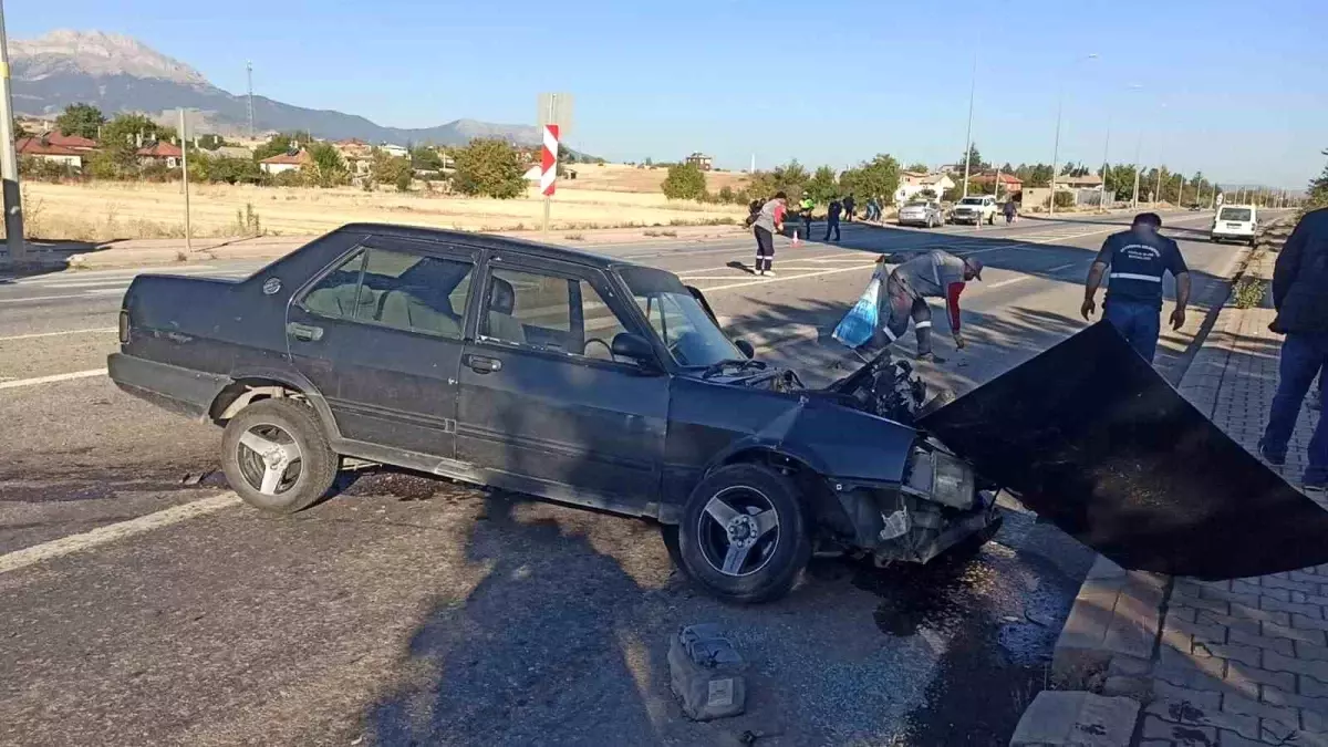 Konya'da Trafik Kazası: 1 Yaralı