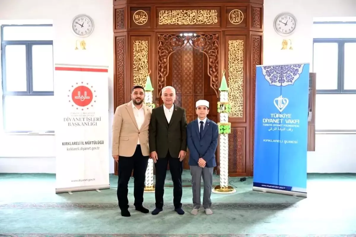 Kur'an Kursları Arası Hafızlık Yarışması Türkiye Finali Kırklareli'nde Yapıldı