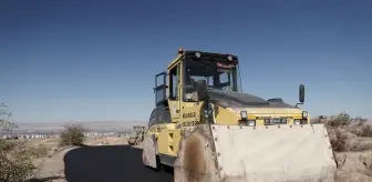 Melikgazi'de 3 bin 850 metre yeni yol yapım çalışması