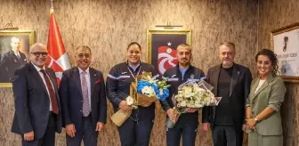 Havvanur Kethüda, Trabzonspor'u Ziyaret Etti