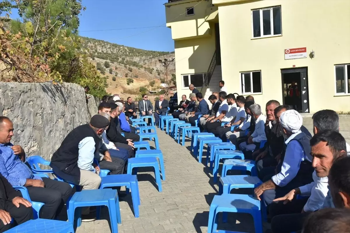 Kaymakam Furkan Başar, Sason'daki 8 köyde vatandaşlarla buluştu