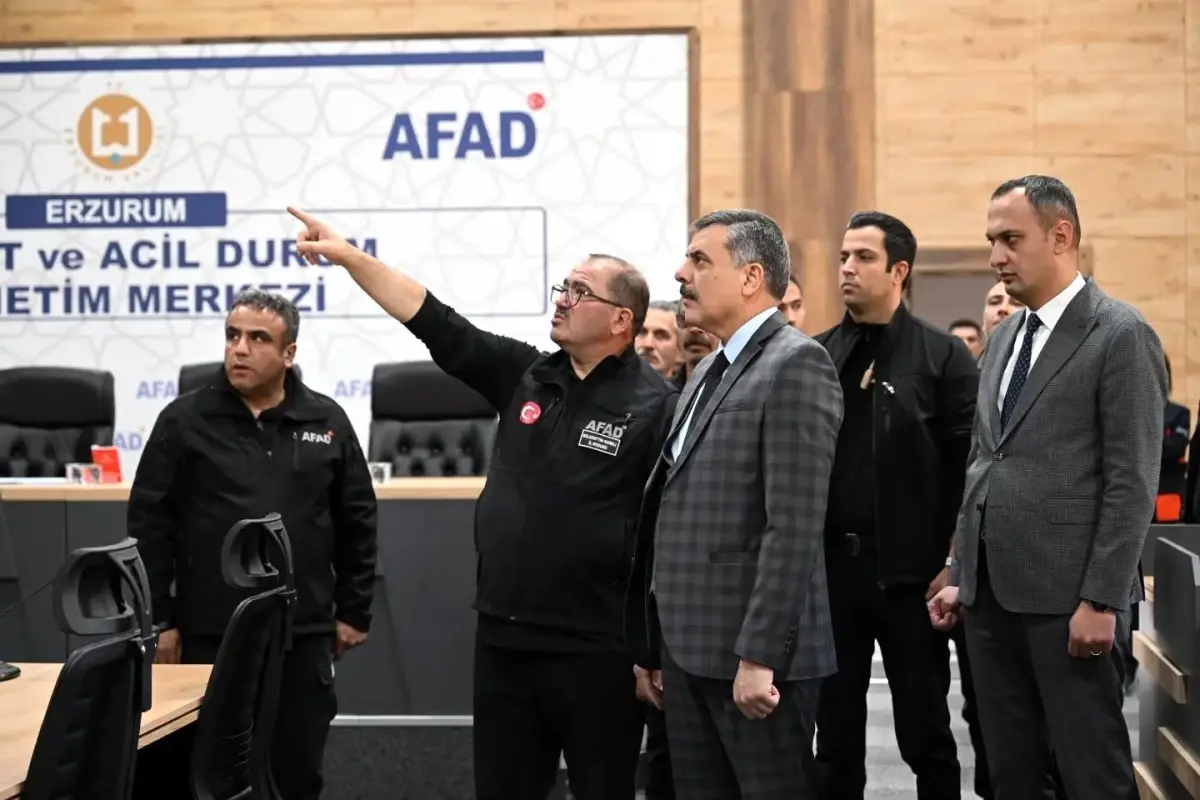 Vali Çiftçi, Yeni Afet Yönetim Merkezini Ziyaret Etti