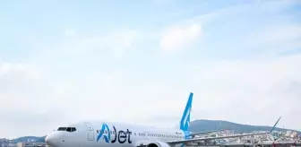 AJet, Yeni Uçağını İstanbul'a İndirdi
